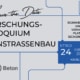 Save-the-date Forschungskolloquium Betonstraßenbau